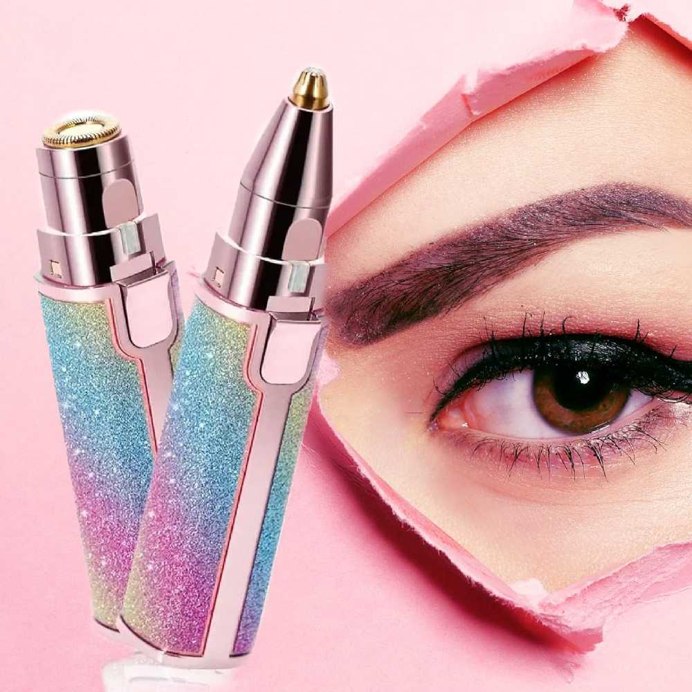 Rechargeable 2-in-1 Flawless Facial Hair Remover for Women